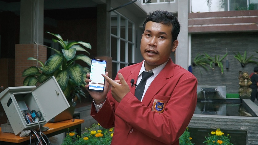 Mahasiswa STIKI Indonesia Ciptakan Sistem Smart Farming Berbasis IoT