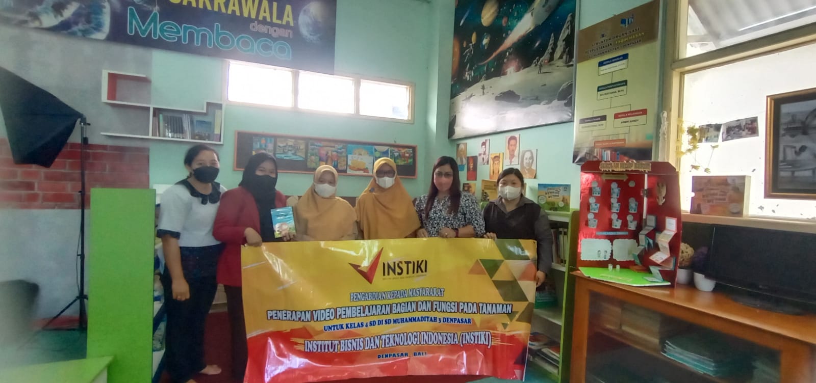 Hadirkan Cara Belajar Interaktif, Civitas INSTIKI Ciptakan Video Animasi Solutif di SD Muhammadiyah 3 Denpasar