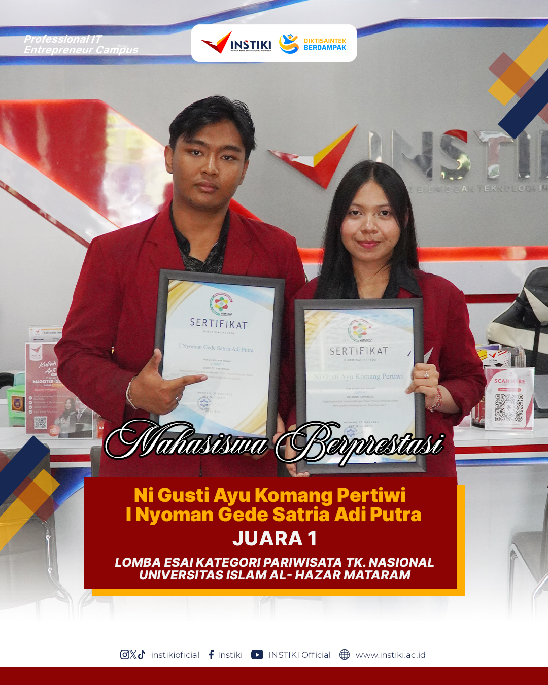 Lomba Esai Pariwisata Tingkat Nasional